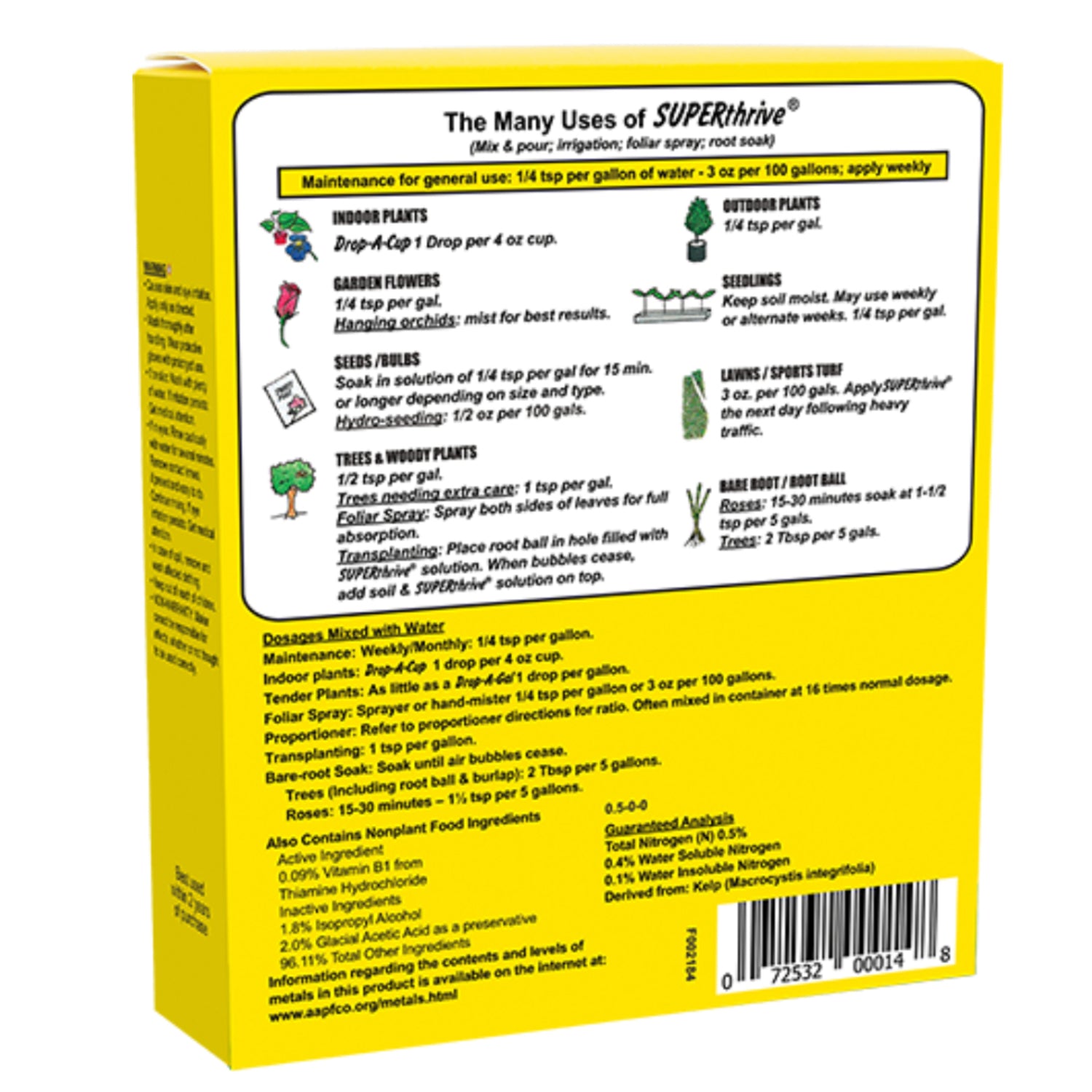 SUPERthrive 4 Ounce Vitamin Solution with Kelp
